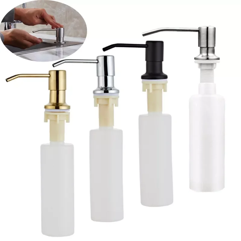 

NEW Sink Soap Dispenser Liquid Soap Bottle Manually Pressing Soap Lotion Dispenser Kitchen Accessories 300ml