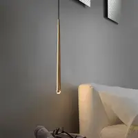 Retro Copper Nordic Gold Chandelier Suspension Lamp Pendant Light For Living Room Villa Stairecase Villa Foyer Dining Room Bar