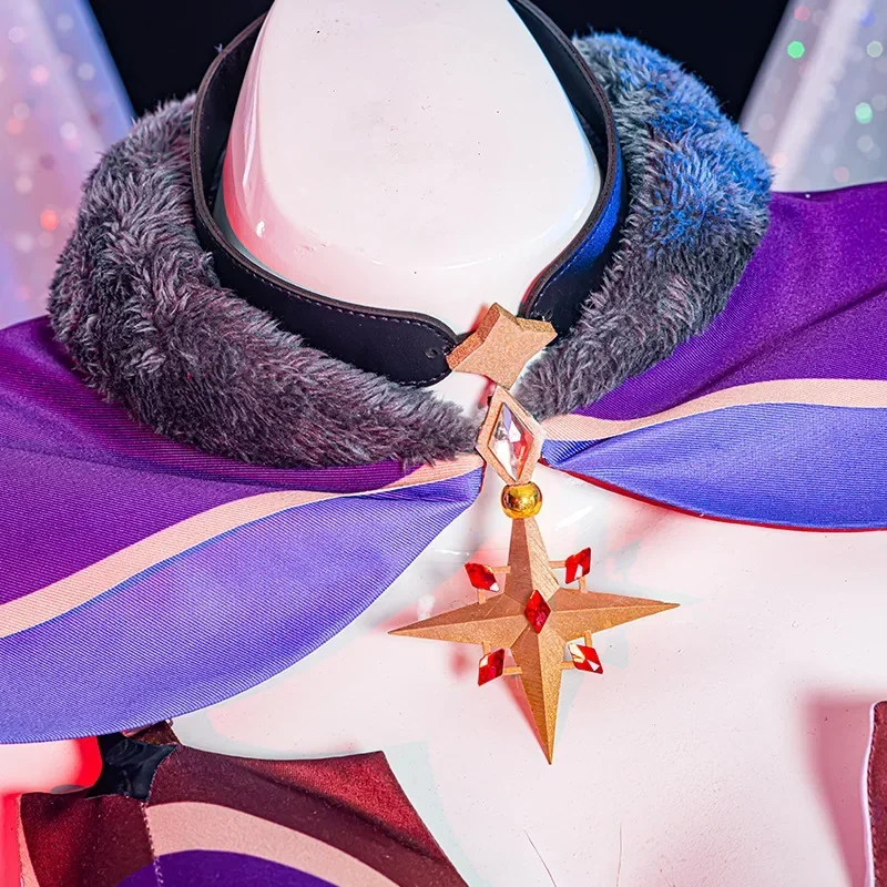 Женский костюм для косплея из аниме геншин ударно Мона