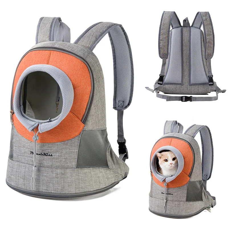 

Рюкзак-переноска для домашних животных, дышащая сетчатая сумка на плечо с подкладкой, Для Путешествий, Походов, кошек и собак
