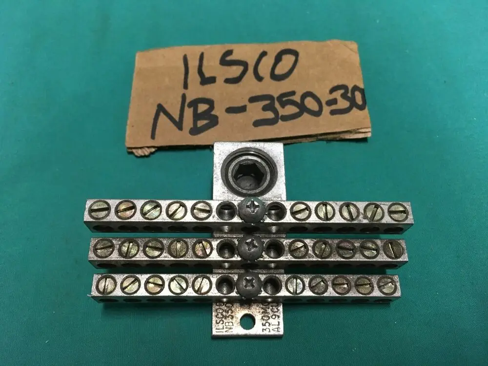 

ILSCO NB-350-30 Aluminum Neutral Bar 600V RDC026248 NEW