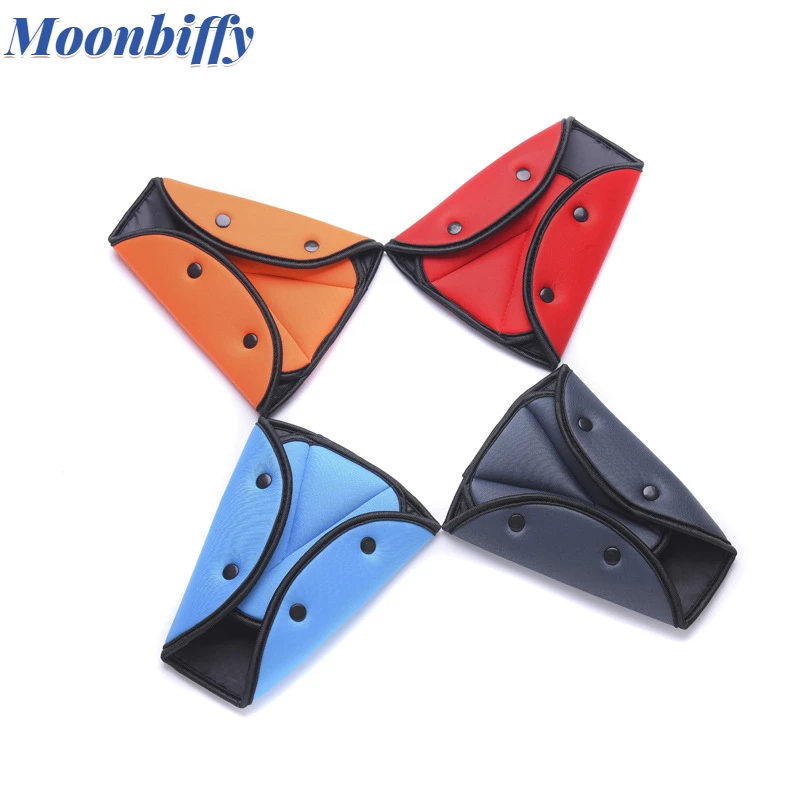 

Children Baby Car Safety Pad Harness Seat Belt Triangle Baby Child Protection Adjuster Car Safety Belt Adjust Device Car-Styling