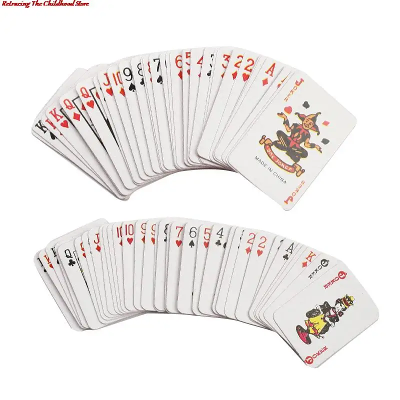

Mini Cute Dollhouse Miniatures Poker Home Decoration Poker Cards Playing Game