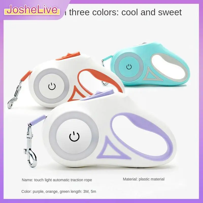 

Автоматический поводок для домашних животных, поводок для собак Telescópico Purple, модный поводок для собак, поворотный Удобный поводок, нейлоновая веревка оранжевого цвета