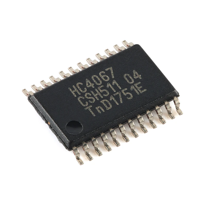 

10PCS/Pack original 74HC4067PW-Q100J TSOP-24 16-channel analog multiplexer/demultiplexer