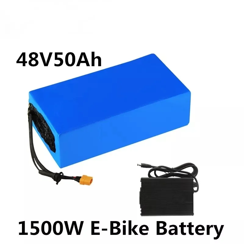 

48V 50ah electric bicycle 21700 13s10p 1000W 1500W 2000W 2500W lithium battery pack 20A 30A 50A BMS electric bicycle battery