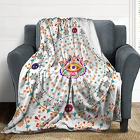 mandala flower blanket plush soft flannel throw blankets for soft bed couch air conditioning throws customized gifts 60x50
