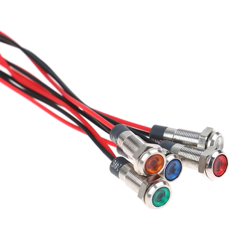 

Предупреждение шт., водонепроницаемые лампы для приборной пансветильник, 6 мм, 12-24 В