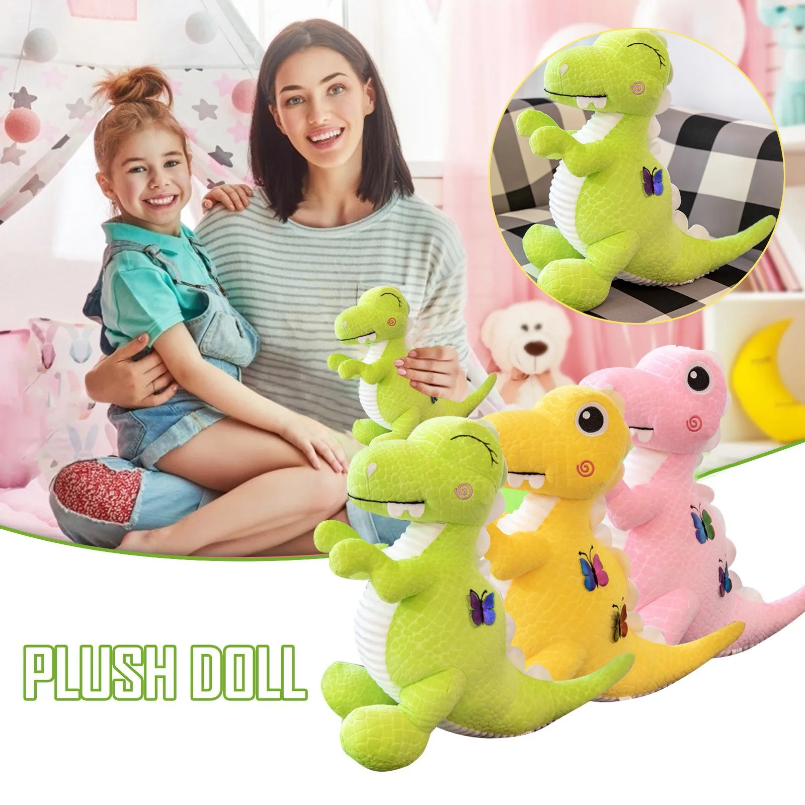 

Gift Animal Home Girls Stuffed Toy Dragon Shape Puppy Plush Toy Kids Cute Plush toy Gig Toy Slink Toy