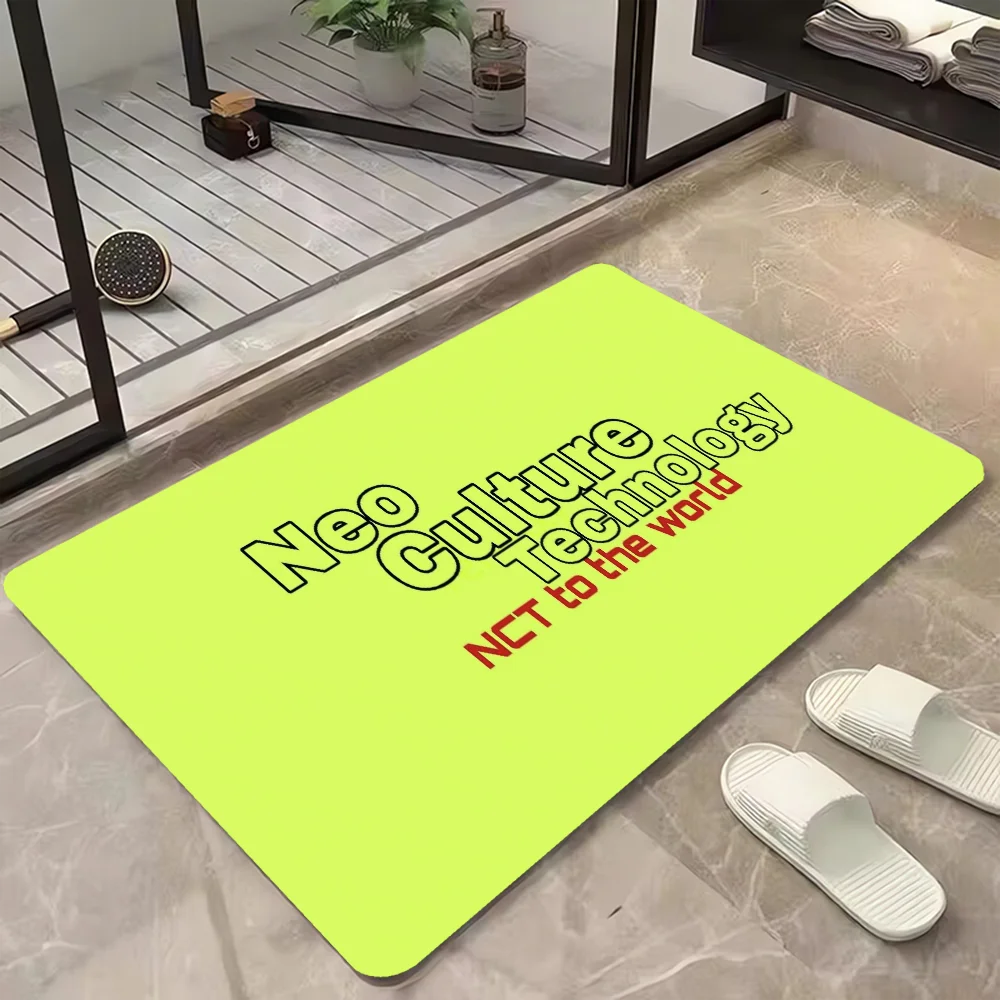 NCT127 Коврик Для Двери Уличный Домашний Входной Противоскользящий Замшевый