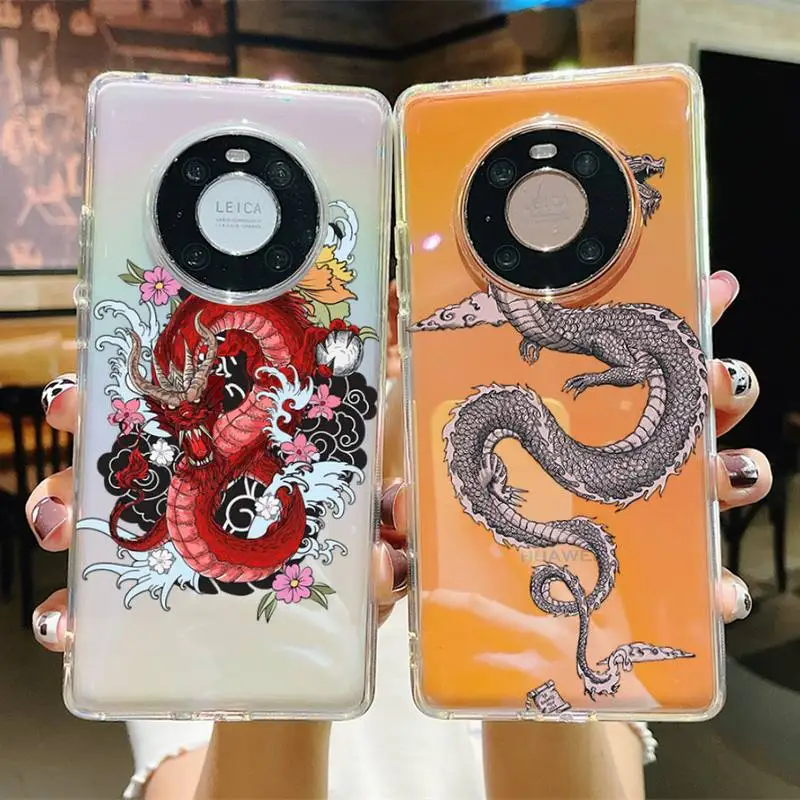 

Fashion Dragon Animal Pattern Phone Case for Samsung S20 ULTRA S30 for Redmi 8 for Xiaomi Note10 for Huawei Y6 Y5 cover