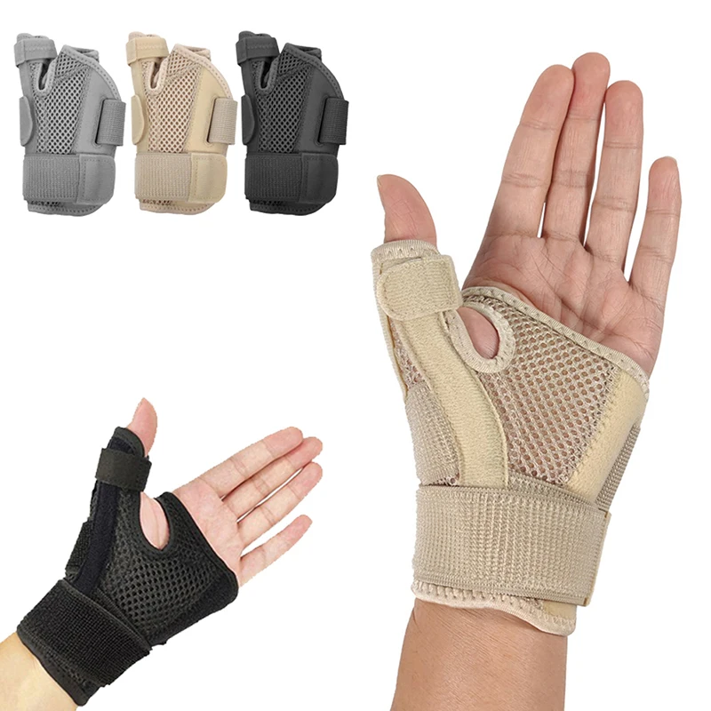

1Pcs Thumb Wrist Brace Wraps Carpal Tunnel Arthritis Tendonitis Sprain Wristband