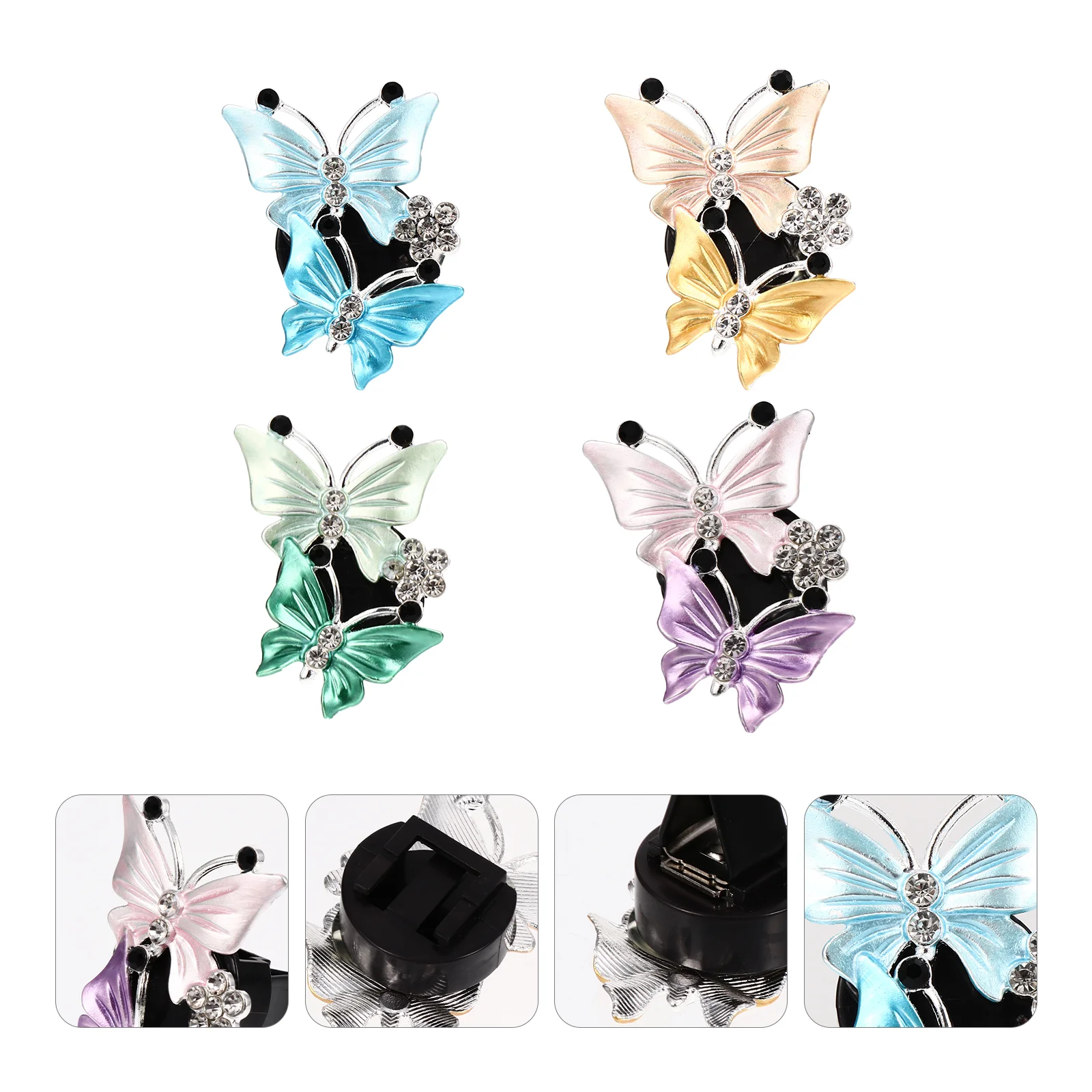 

4pcs Car Interior Decoration Essential Oil Car Diffuser Clip Air Conditioning Outlet Diffuser Clip for Car