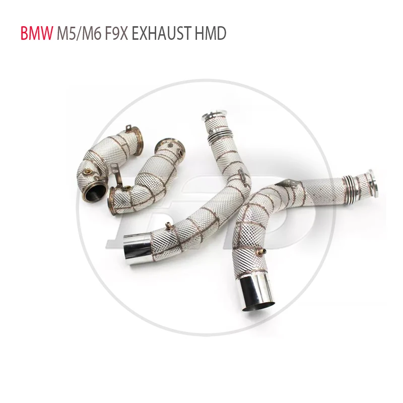 

Выхлопная система HMD для автомобилей БМВ M5 F90, 4,4 T, высокая производительность, с катализатором