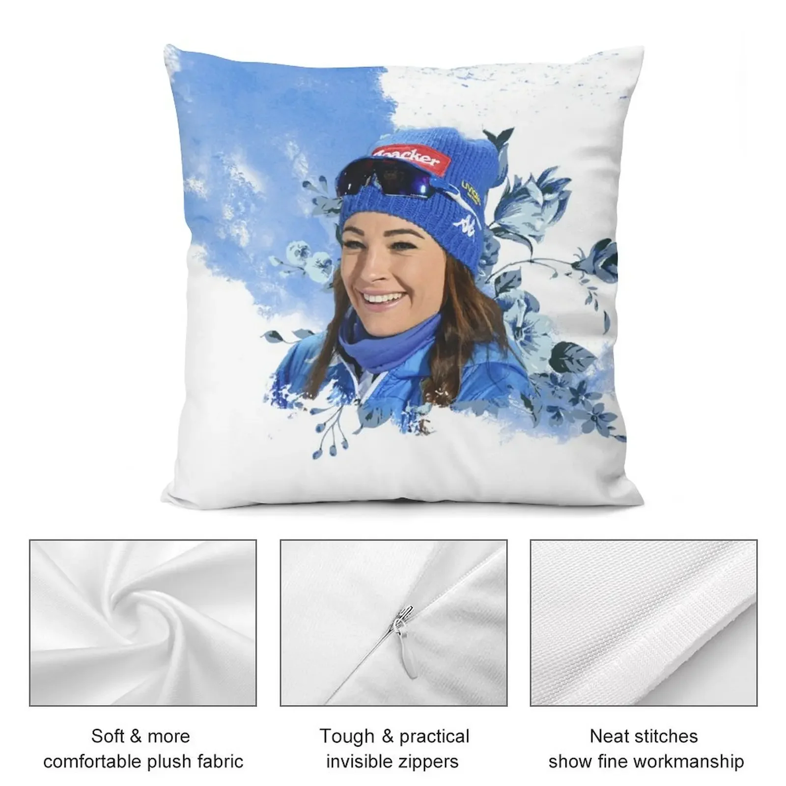 Dorothea Wierer для биатлона декоративная подушка рождественские принадлежности чехлы