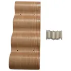 Деревянная винная полка в форме волныкреативная домашняя винная полка для виноградавинный шкаф из массива дерева (4 уровня 42,5x15,5x24 см)