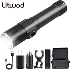 XM-L T6 USB Перезаряжаемый фонарь XP-G Q5 Фонарь 18650 с аккумулятором Масштабирование алюминиевый водонепроницаемый задний Магнитный светодиодный фонарь рабочий светильник онарь