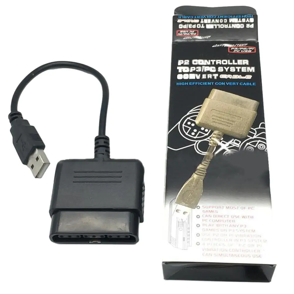 USB-адаптер-конвертер кабель PS2 для PS3 адаптер конвертера видеоигр ПК игровой