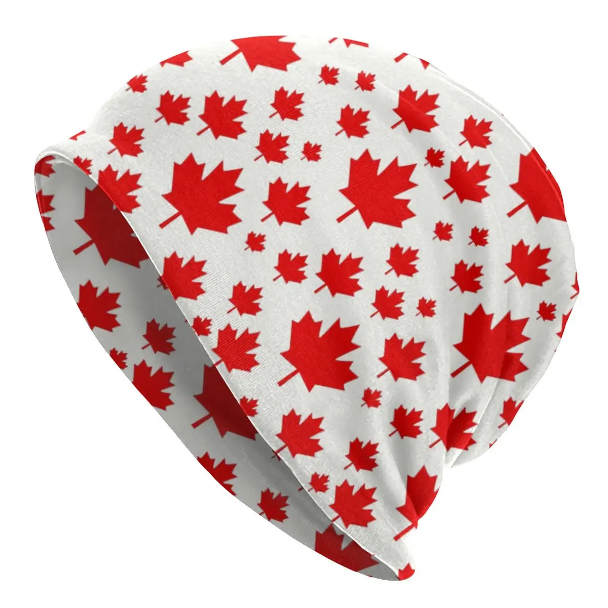 

Canada Maple Leaf Flag Emblem Unisex Winter Warm Bonnet Homme Knitting Hats Beanie Cap Outdoor Ski Beanies Caps For Men Women