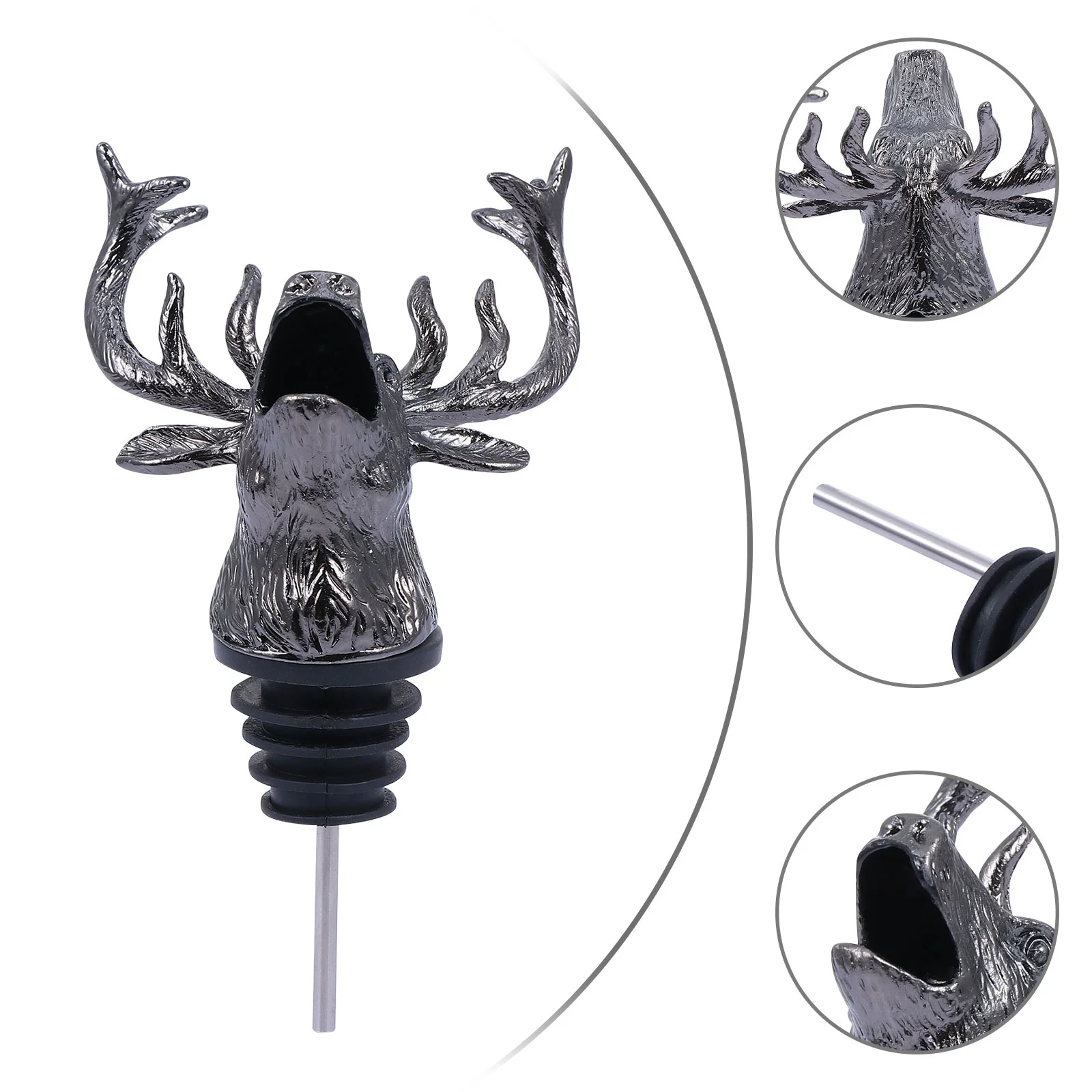 Рождественский наливной роман кепка с головой лося креативная пробка для