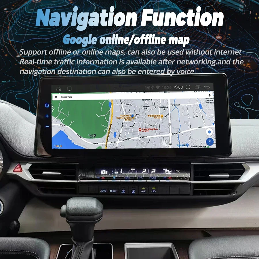 12 3 icnh для Toyota Sienna 2021 2023 Android автомобильный экран аудио радио мультимедийный плеер