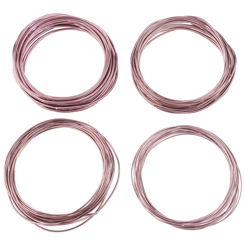 

New 1pcs Black/Pink/Gold/Silver Bonsai Wires Anodized Aluminum Bonsai Training Wire with 3Sizes 5m