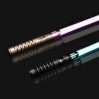 laser sword color changeable lightsaber metal handle laser sword with strike sound fx duel lightsaber led usb charging