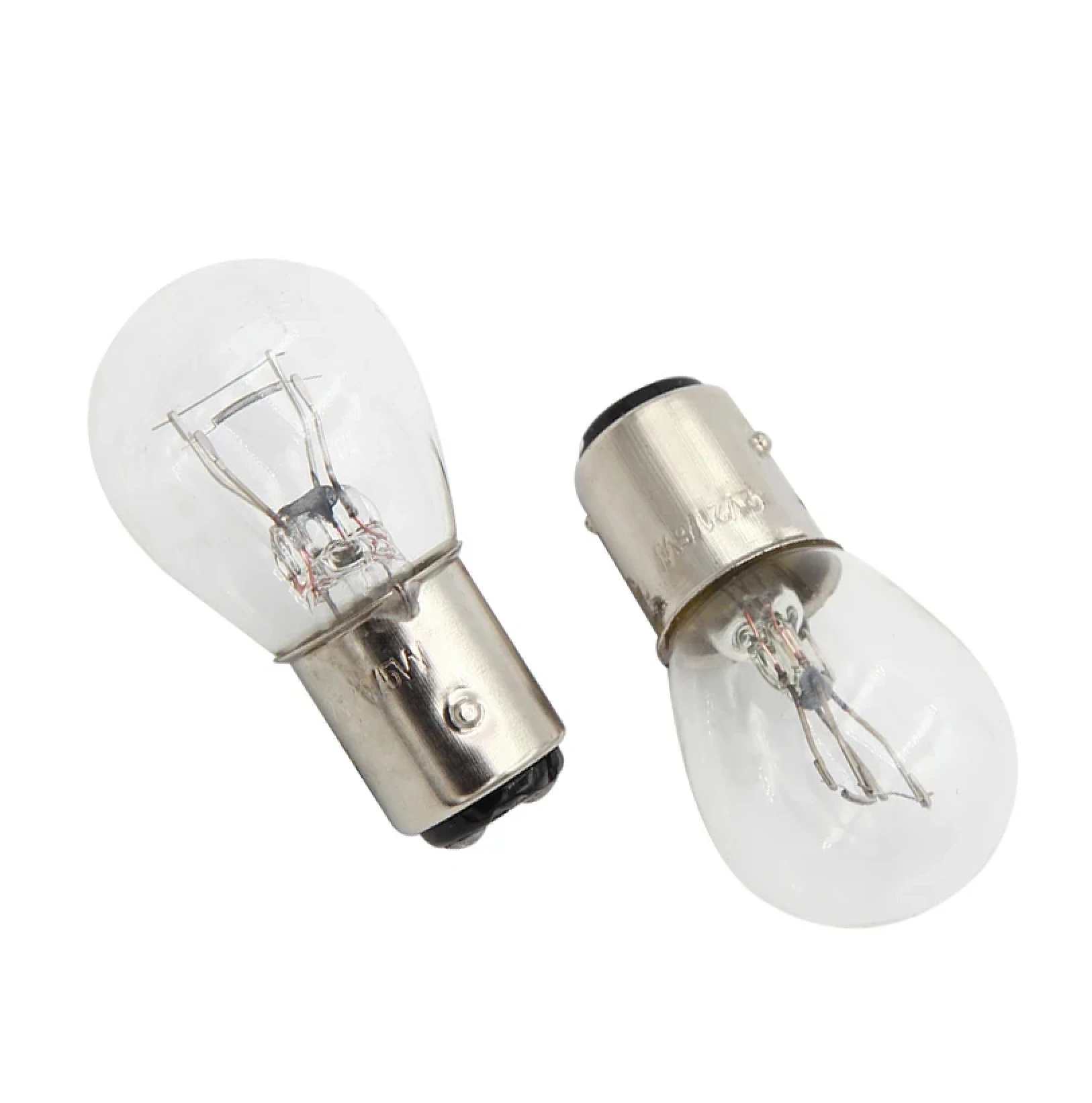 

KEVENLY 10 шт. BAY15D 1157 P21/5W S25 12 В Автомобильная прозрачная стеклянная лампа Тормозная задняя лампа Автомобильный индикатор Галогенные стоп-сигналы Тормозные лампы 12 В