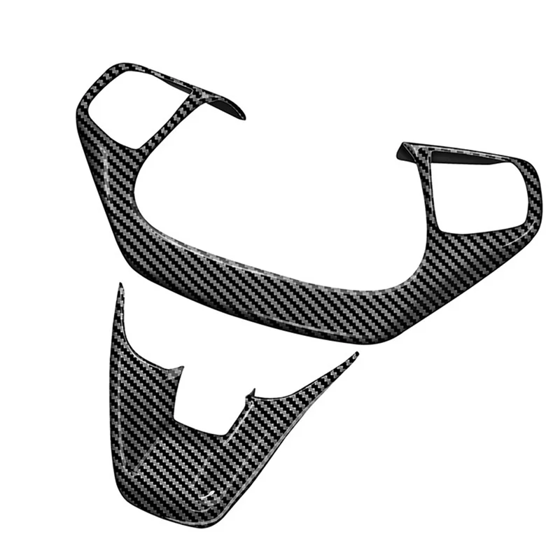 

For Ford Maverick 2022+ Car Carbon Fiber Steering Wheel Panel Cover Trim Panel Decoration Frame Sticker