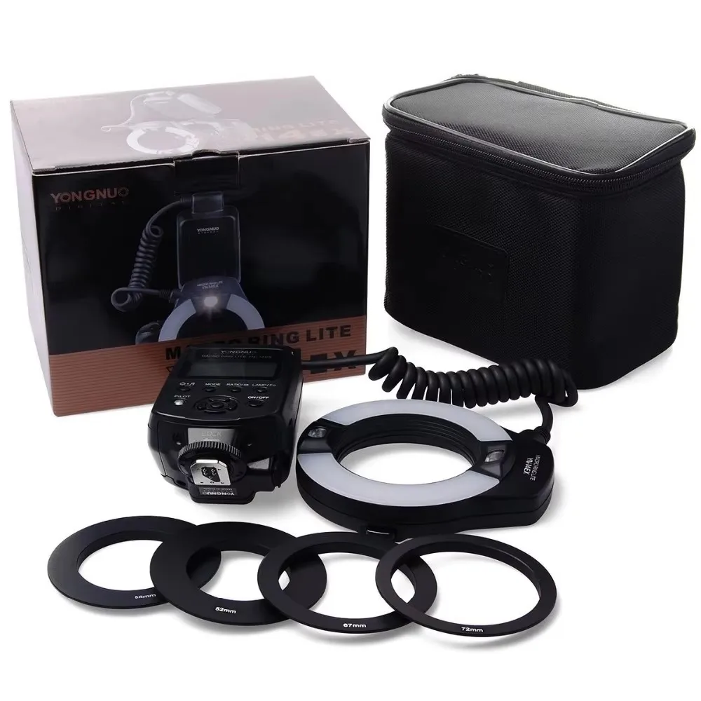 Фото Для YONGNUO YN-14EX Macro Ring Lite вспышка для зеркальных камер 7D/5D Mark II/5D Mark III/60D/650D TTL функциональная коробка №5