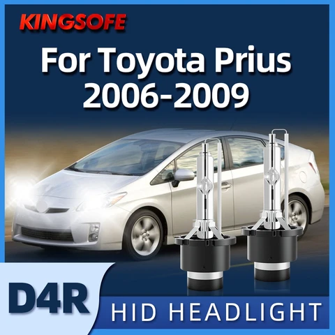 KINGSOFE 2 шт. D4R HID-лампы, ксеноновые фары 6000K 2006 лм 35 Вт, автомобильная лампа, подходит для Prius Toyota 2007 2008 2009