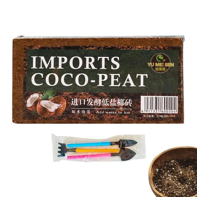 

Coconut Coir Compressed Coco Coir Brick Vegetables Flowers Organic Coir Bricks Home Gardening Eco-friendly Substrate Soil