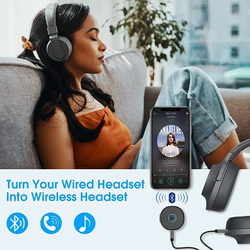Bluetooth Aux-приемник для автомобиля портативный автомобильный адаптер Aux 3 5 мм