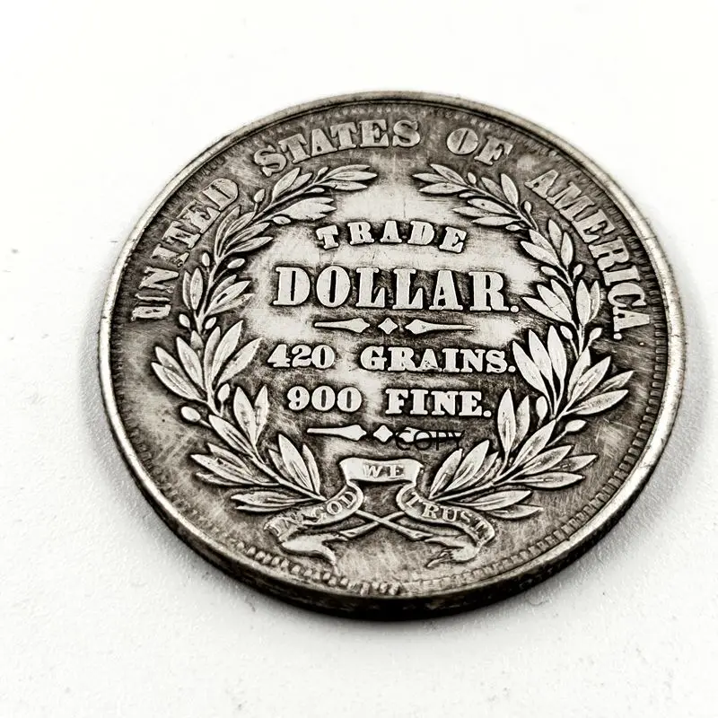 Копия копии 1872 сидя свобода щит &amp Орл половина доллара шаблон Монета КОПИЯ