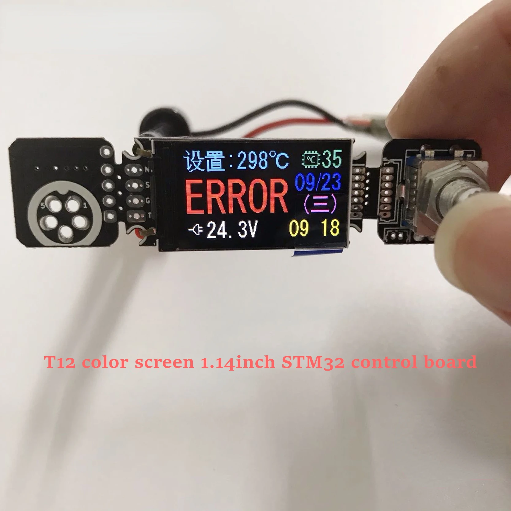 

Сварочная станция T12 с цифровым дисплеем, 1,14 дюйма, Ips, цветной экран, панель управления STM32, Главная плата управления