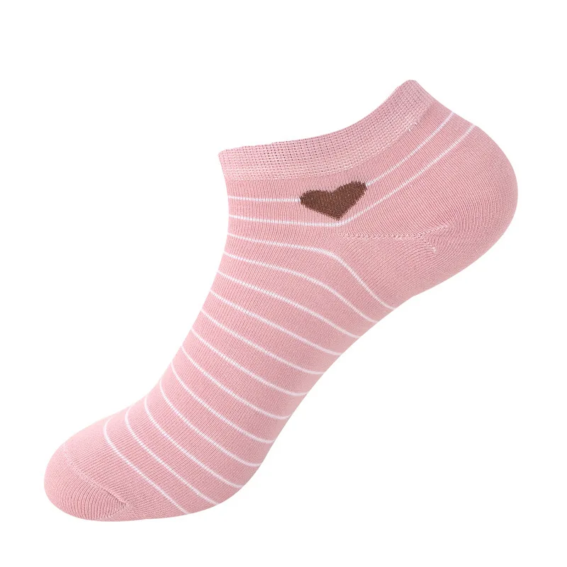 5PAIRS Women's Spring and Summer New Arrival Invisible Socks Cotton Women's Sweat Absorption Deodorant Ankle Socks Thin