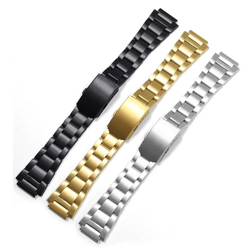 Фото Для Casio W-212HD W-218H W-218HD-1A SGW-300H/400 Series ремешок аксессуары 18 мм ремешок для часов складная пряжка браслет ремешок для часов №2