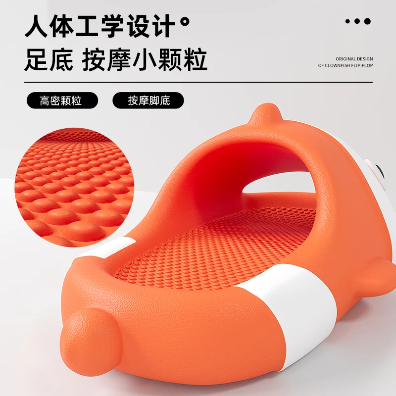 Shark Shape Summer Women Thick Flat Platform Slippers Non-Slip Home Cute Cartoon Indoor Outdoors Couples Ladies Shoes