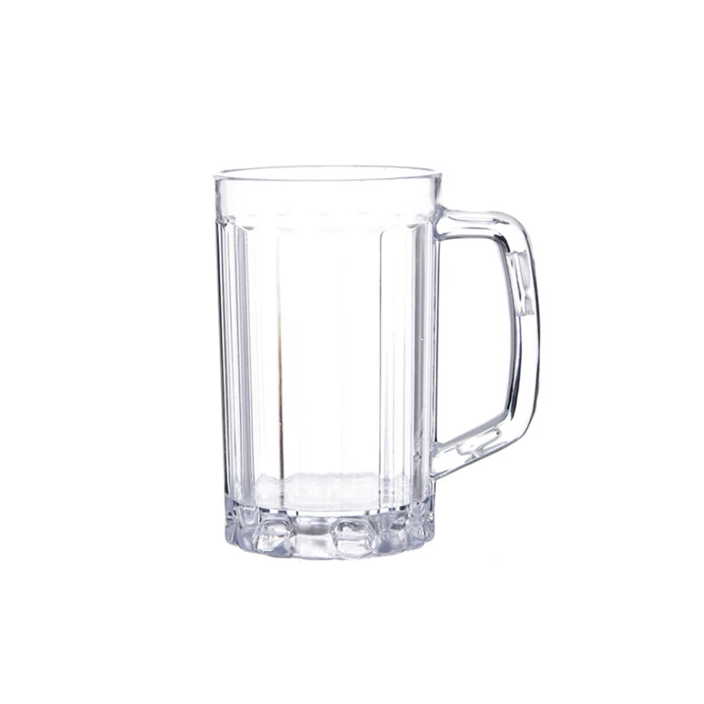 

Beer Mugs Stein Glasses Plastic Unbreakable Freezer Water Cups Acrylic Tumblers
