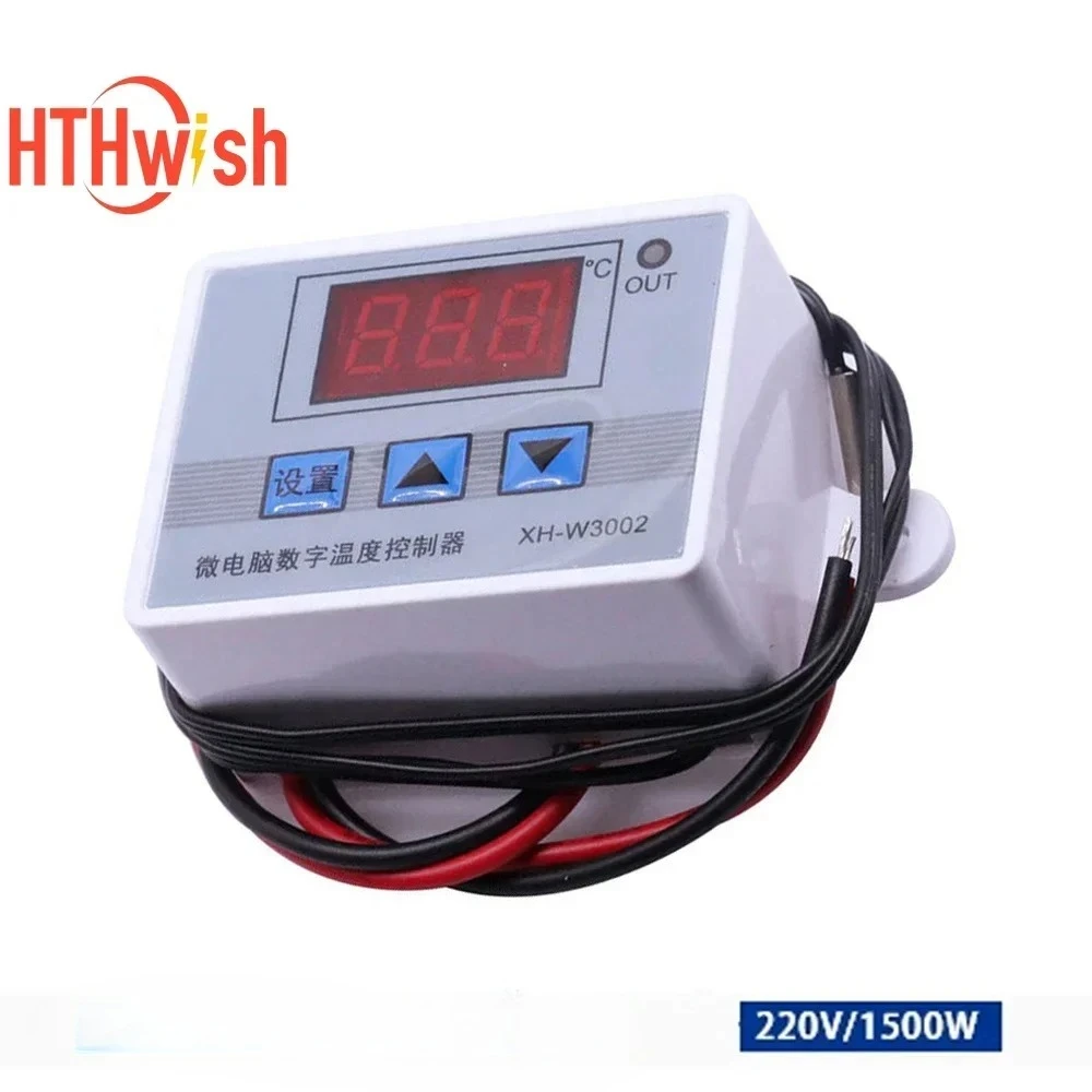 

Цифровой терморегулятор XH-W3002 12/24/220В 10А