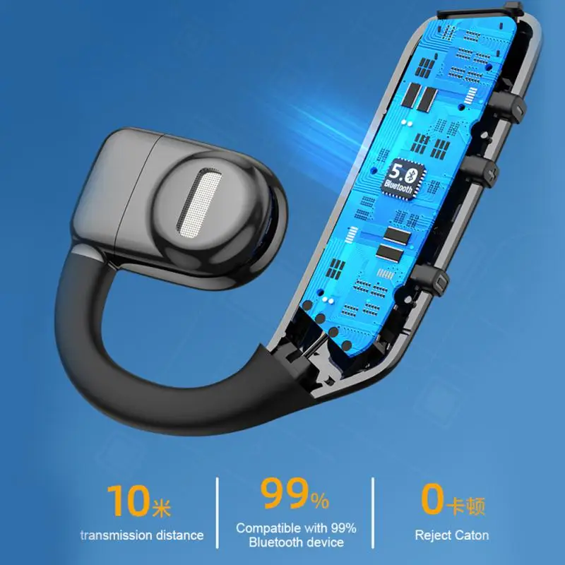 

Earphone Noise Reduction With Mic Wireless Headset Power Display Touch Control Headphones Earbuds For All Smart Phone