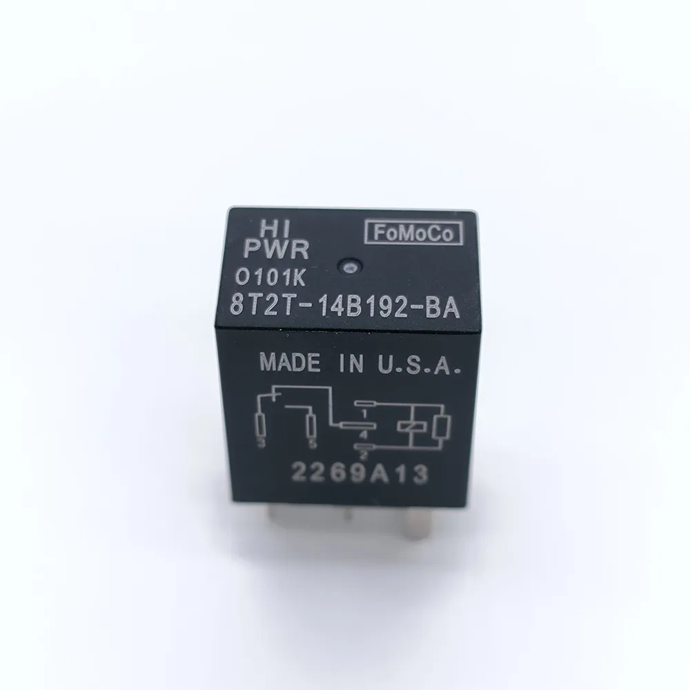 2 шт. 8T2T-14B192-BA 12 В 5-контактный подходит для автомобильного реле Ford Mondeo Focus
