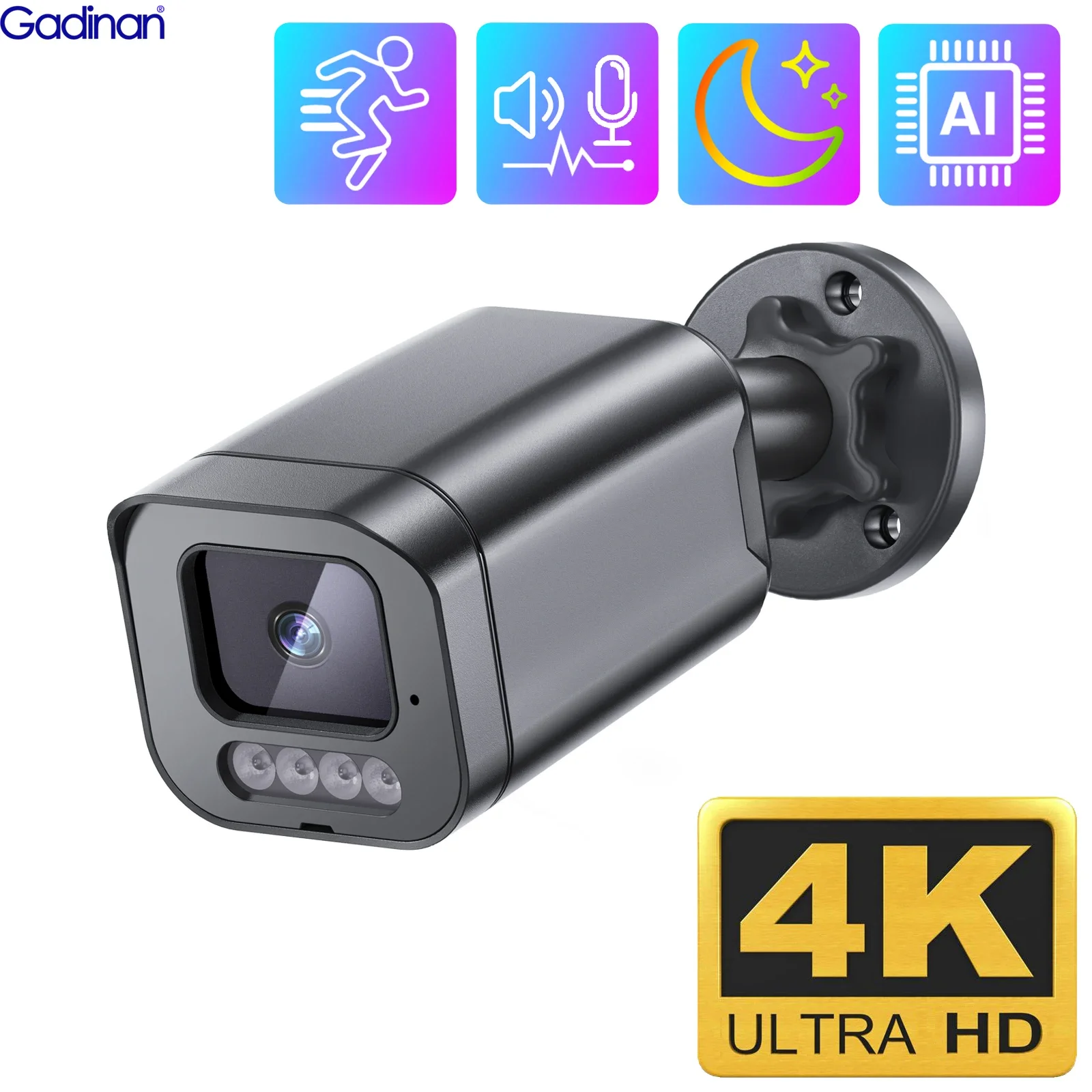 

Gadinan HD 8MP IP-камера для улицы