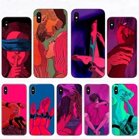 lover art pattern phone case for iphone xs 13 12 mini 11 pro max hard shell xr 10 se 2020 x 6s 7 8 6 plus 5s unique mobile cover