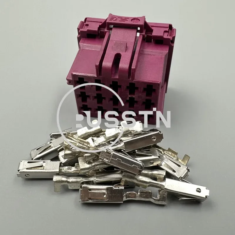 

1 комплект, 15-контактный разъем автомобильного усилителя мощности, сборка переменного тока, автомобильный жгут проводов, кабельная розетка 8- 968973 -1