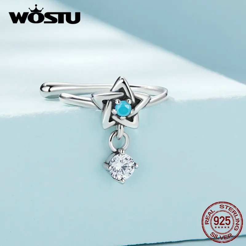 Женские серьги-клипсы из стерлингового серебра 925 пробы