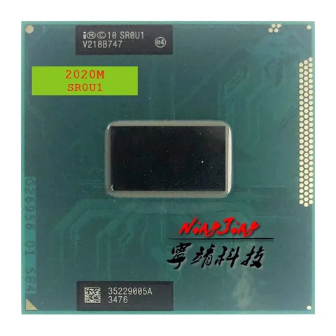 Двухъядерный двухпоточный процессор Intel Pentium 2020M 2020M SR0U1 SR0VN SR184 2,4 ГГц двухпоточный