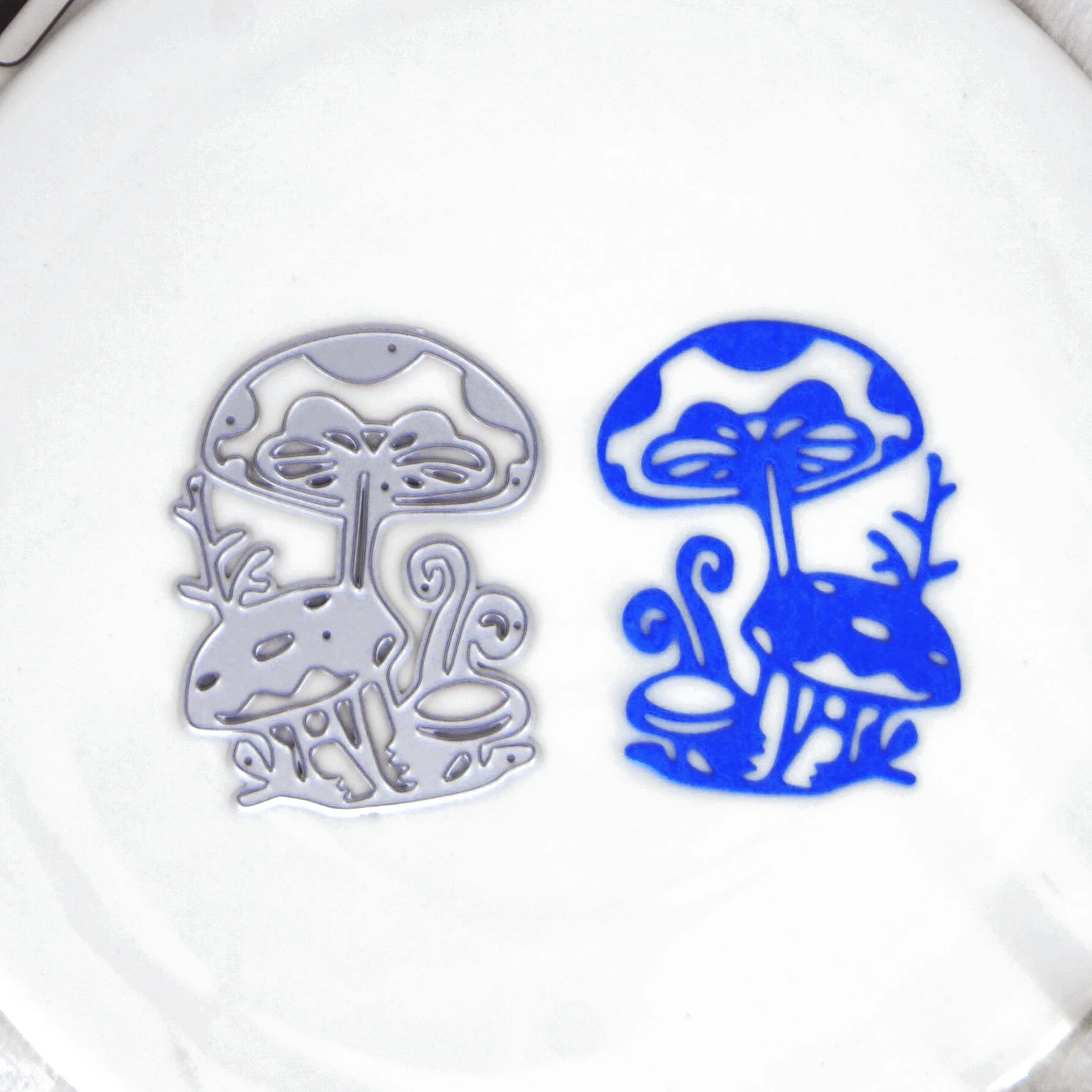 Металлические Вырубные штампы грибы для скрапбукинга сделай сам альбом бумажная