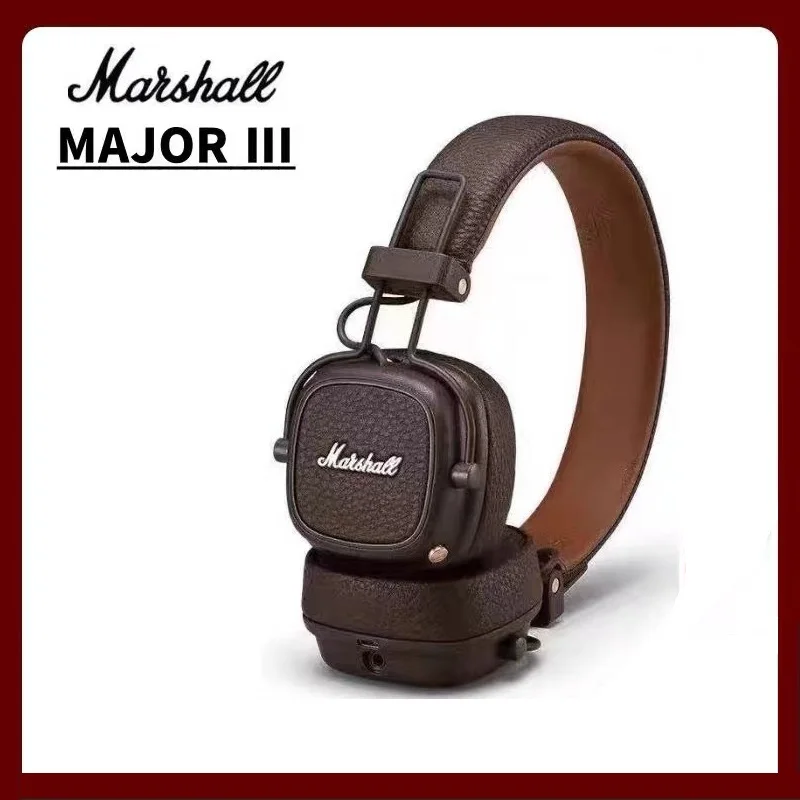 

Original Marshall Major III Wireless Bluetooth Headphones Wireless Deep Bass Foldable Sport Gaming Music Headset with Microphone