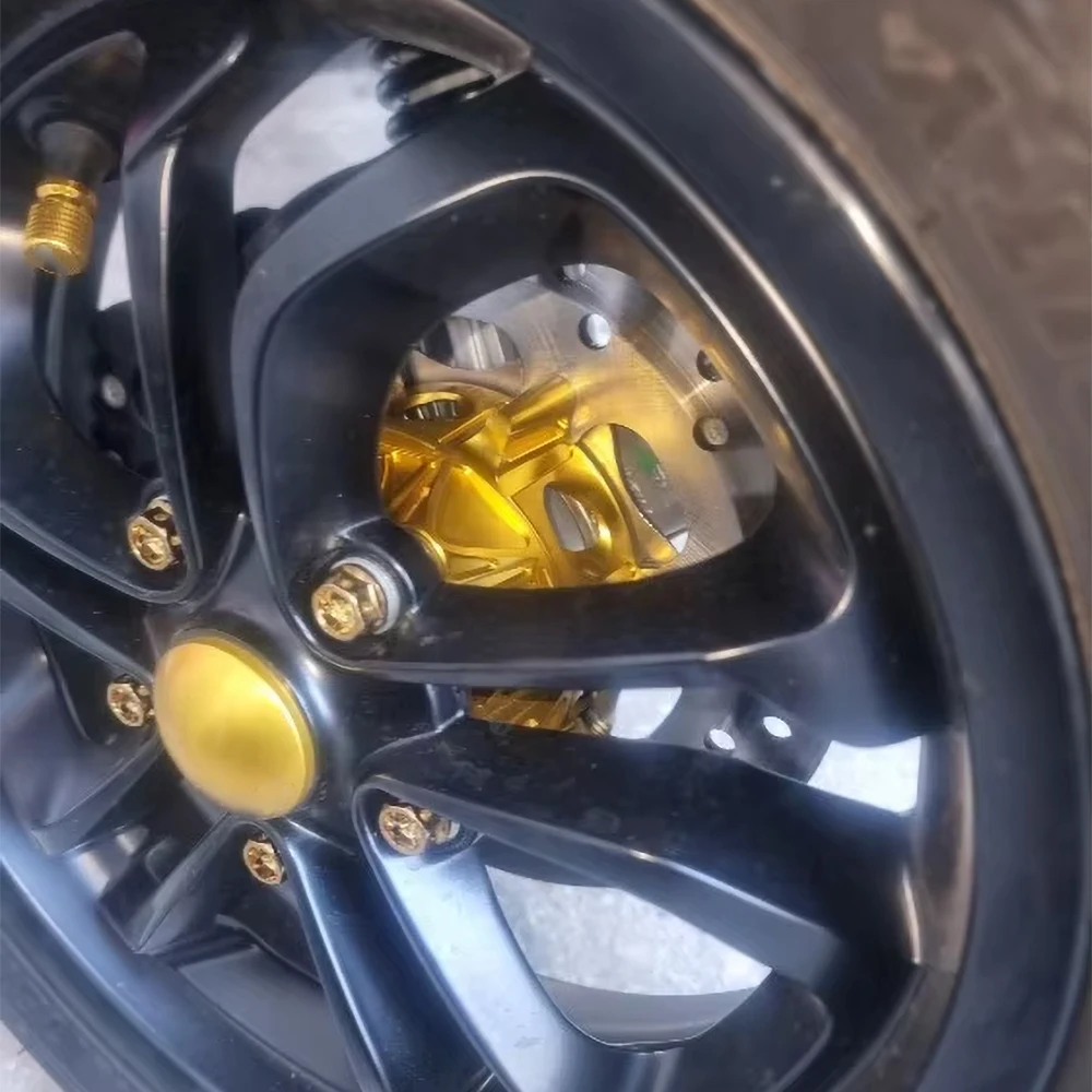 Алюминиевый передний дисковый тормоз с ЧПУ для мотоцикла ступица колеса Vespa Primavera